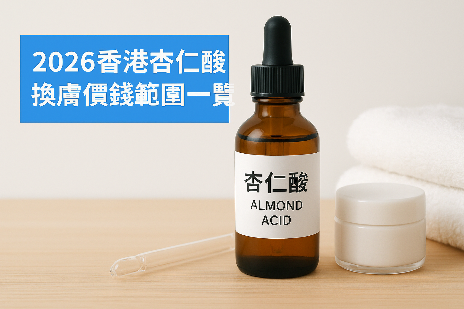 2026香港杏仁酸換膚價錢範圍一覽
