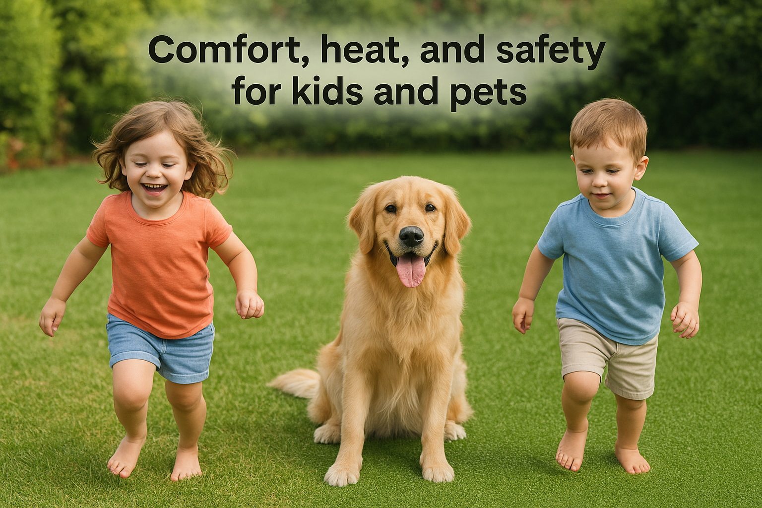 Comfort, heat, and safety for kids and pets