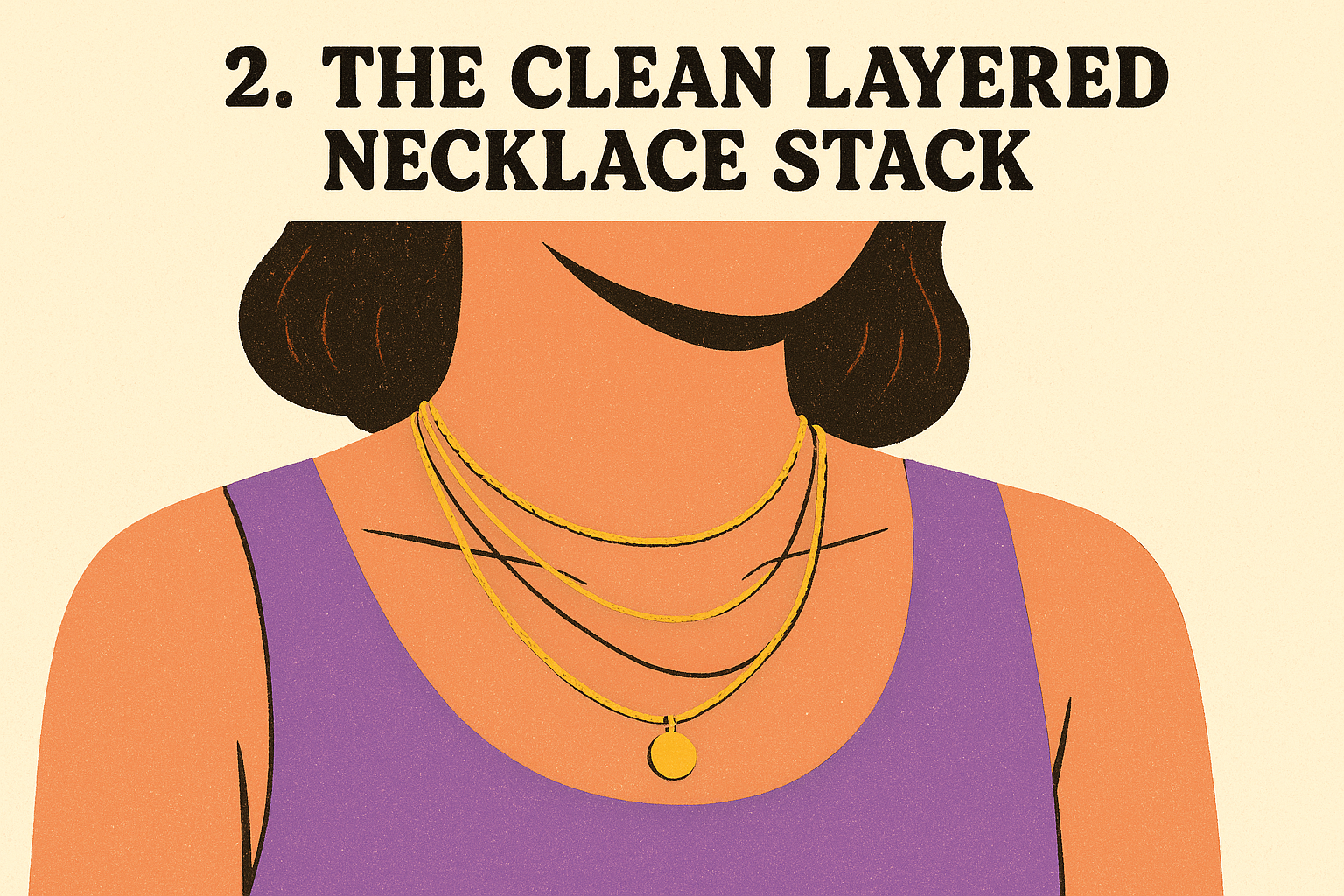 2. De strakke gelaagde ketting-stack