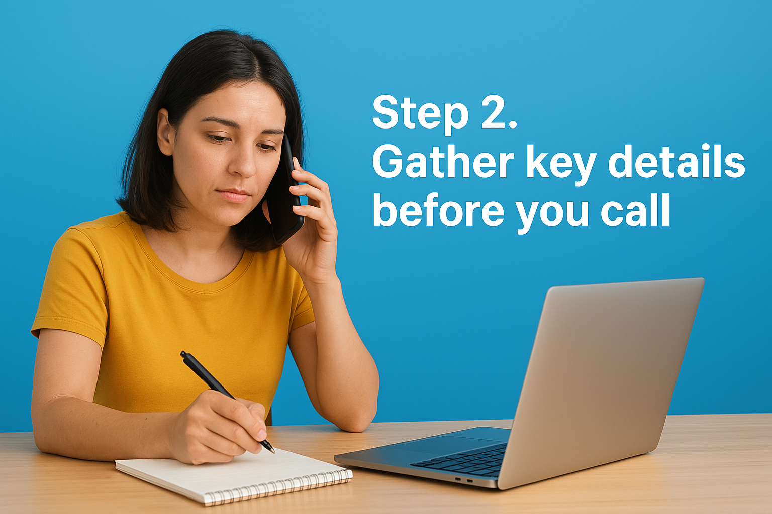 Step 2. Gather key details before you call