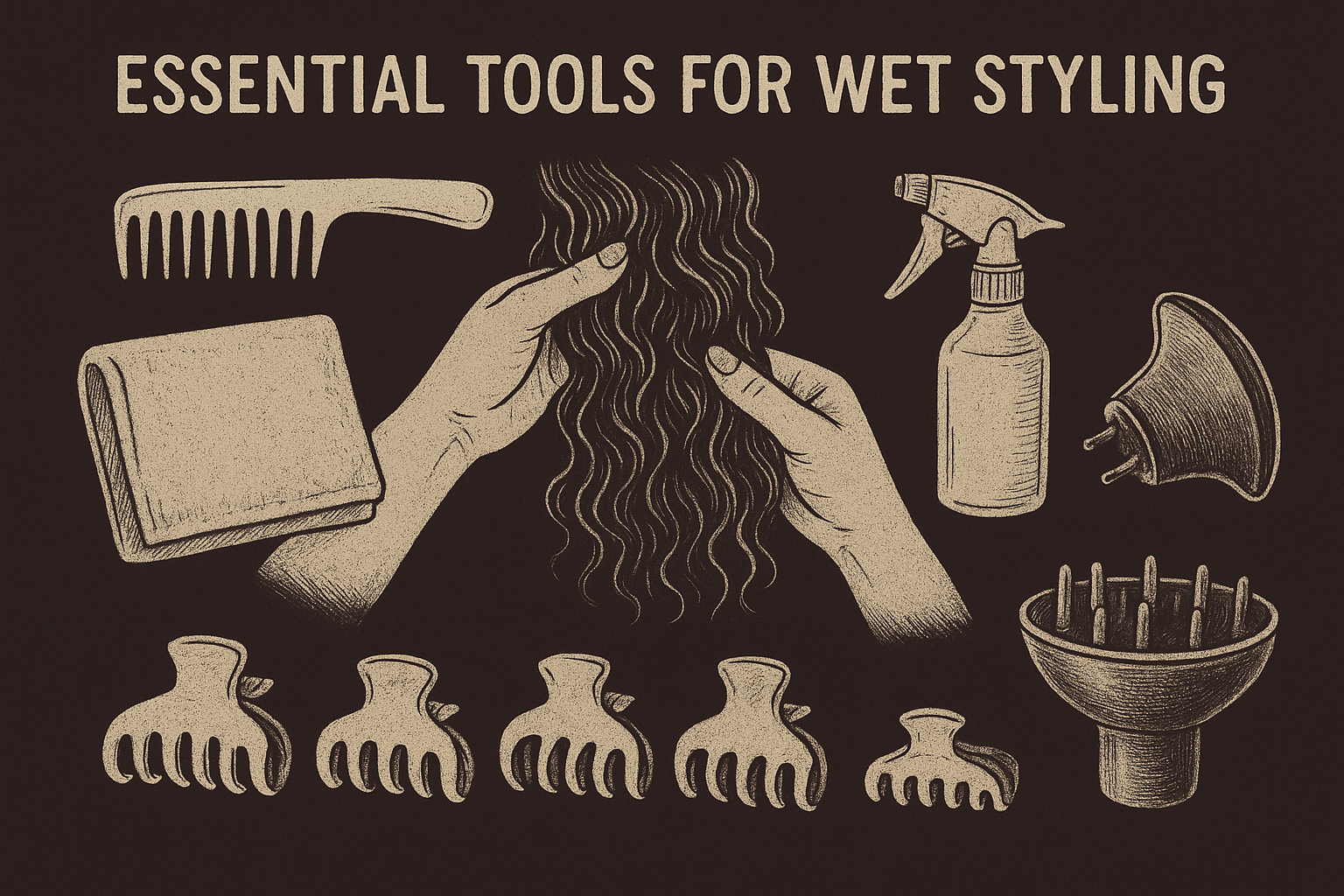 Essential tools for wet styling