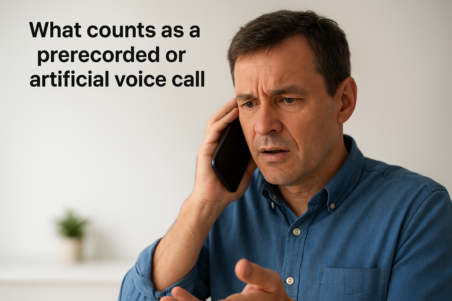 What counts as a prerecorded or artificial voice call