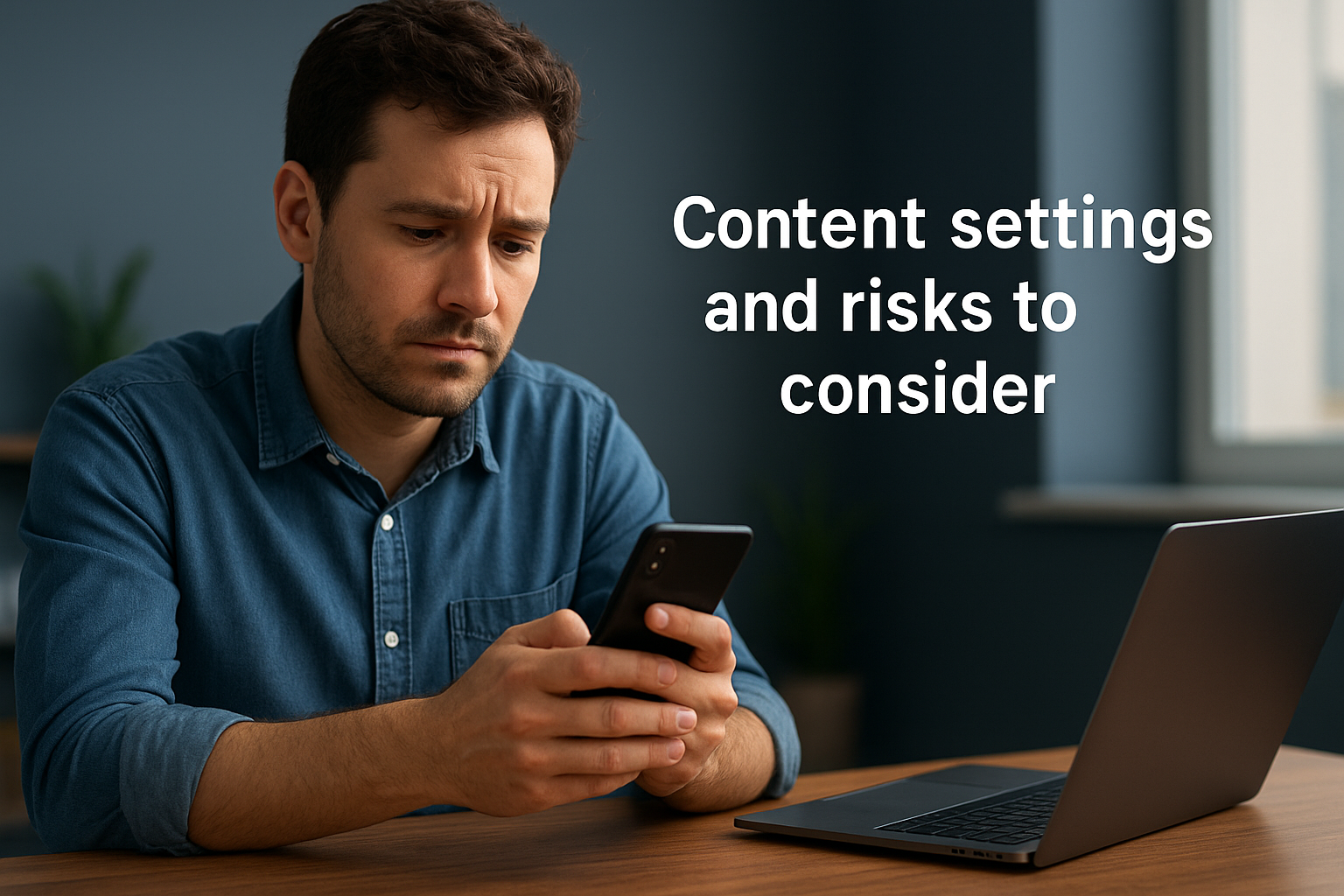 Content settings and risks to consider