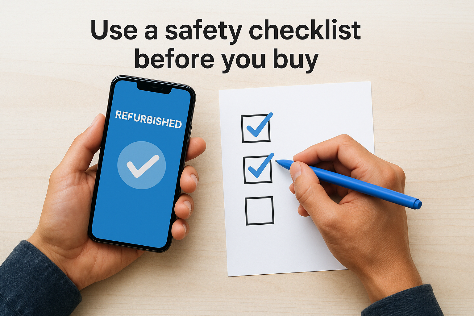 Use a safety checklist before you buy