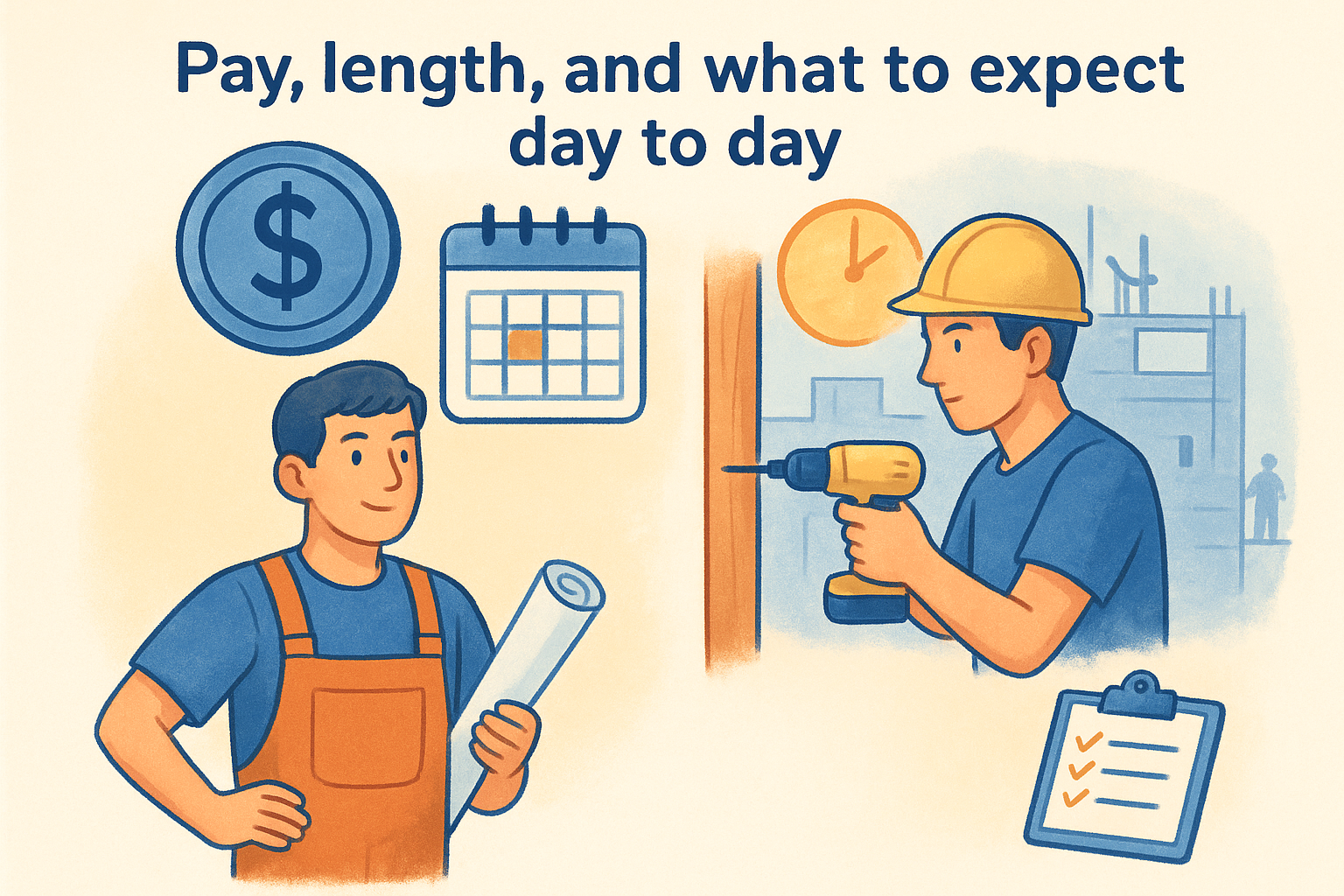 Pay, length, and what to expect day to day