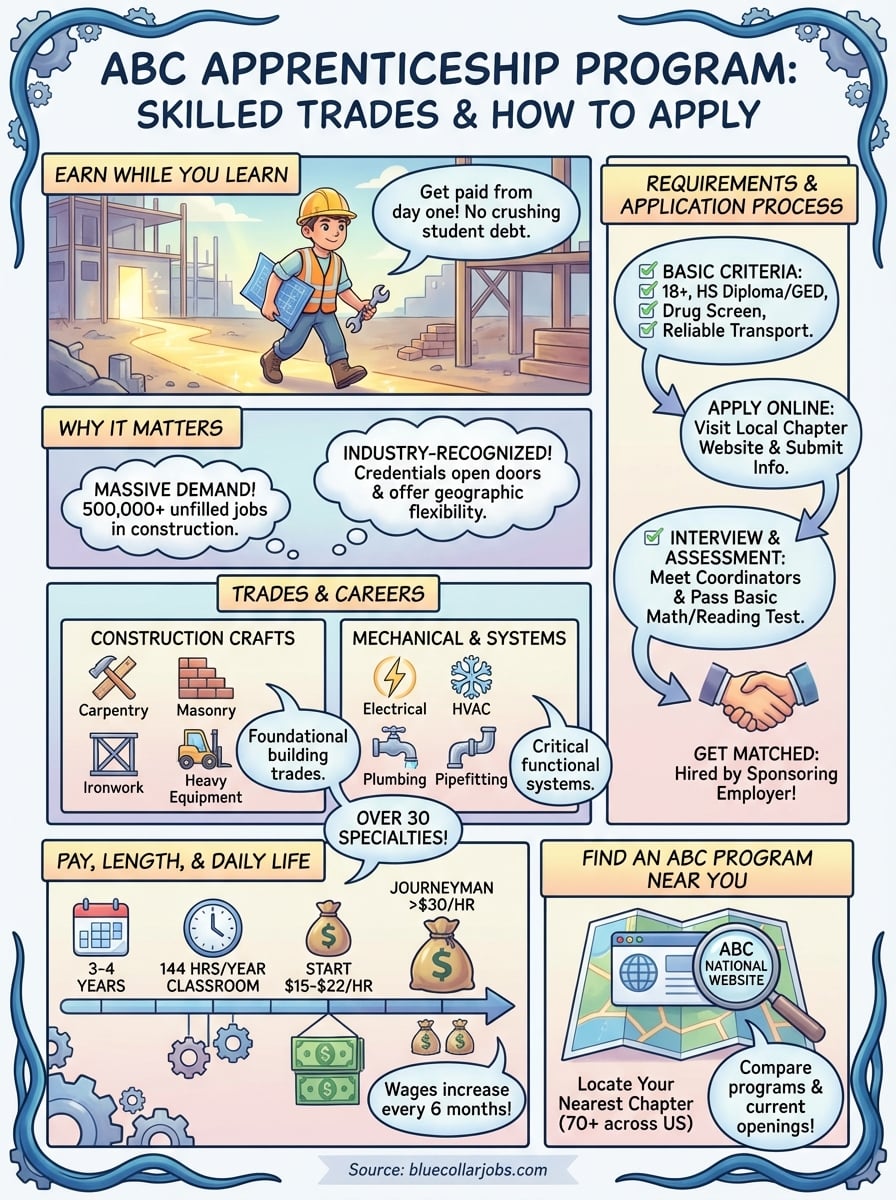 abc apprenticeship program infographic
