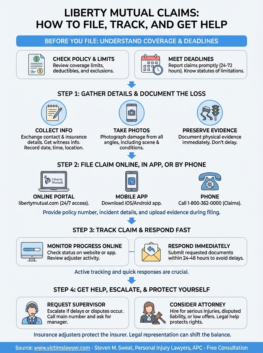 liberty mutual claims infographic