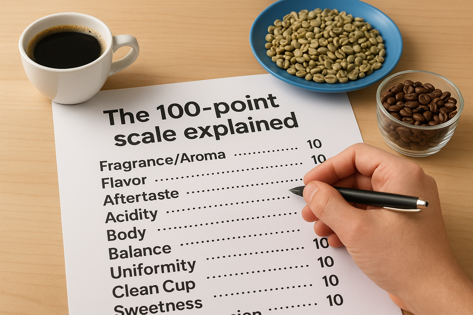 The 100-point scale explained