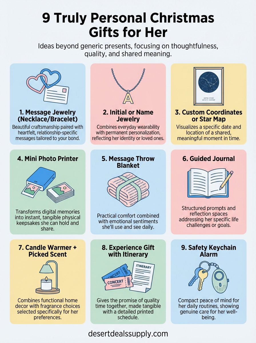 christmas gifts for her ideas infographic