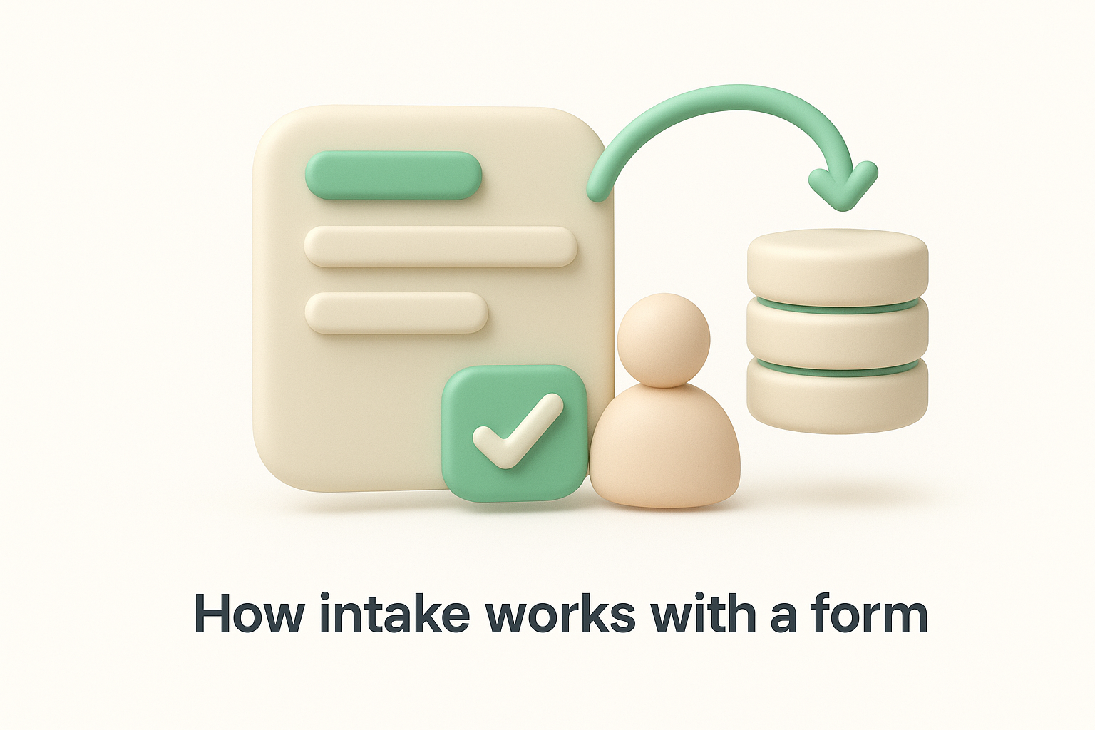 How intake works with a form
