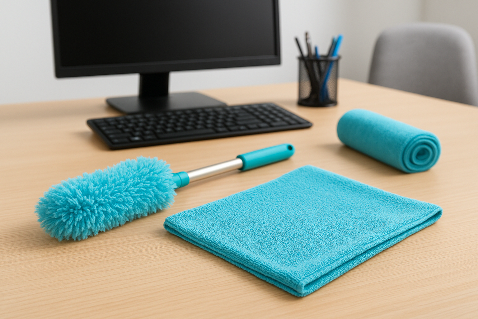 2. Microfiber cloths and dusting tools