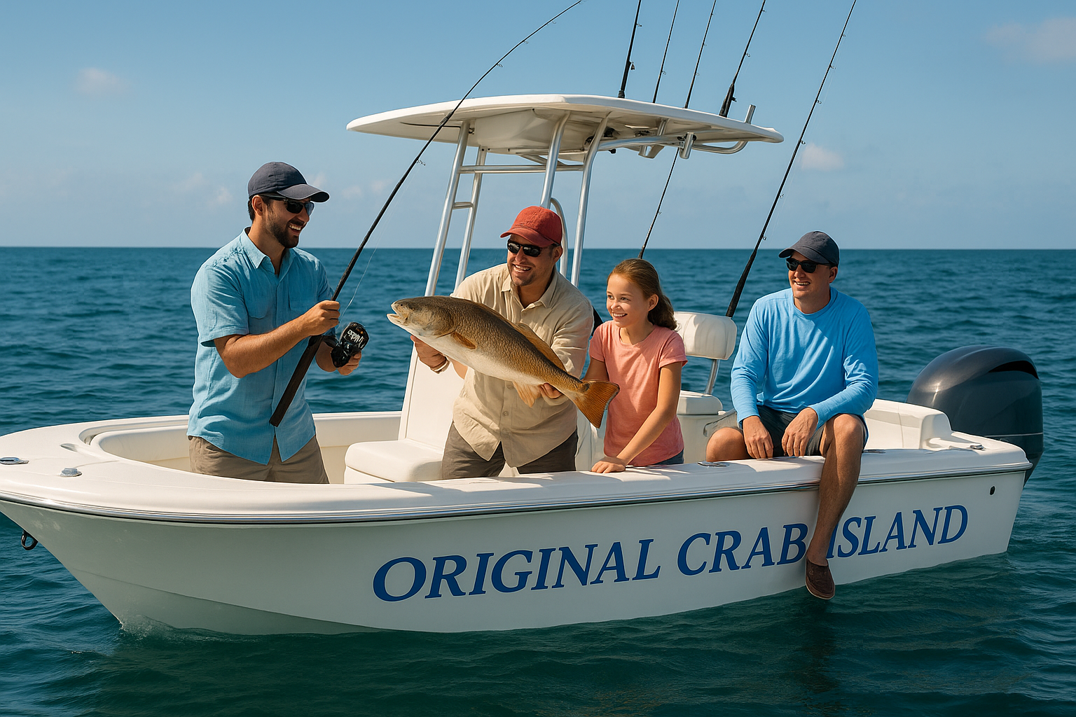 1. Fish with a Destin charter from Original Crab Island