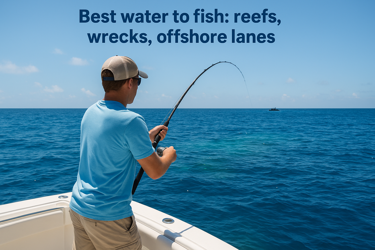 Best water to fish: reefs, wrecks, offshore lanes