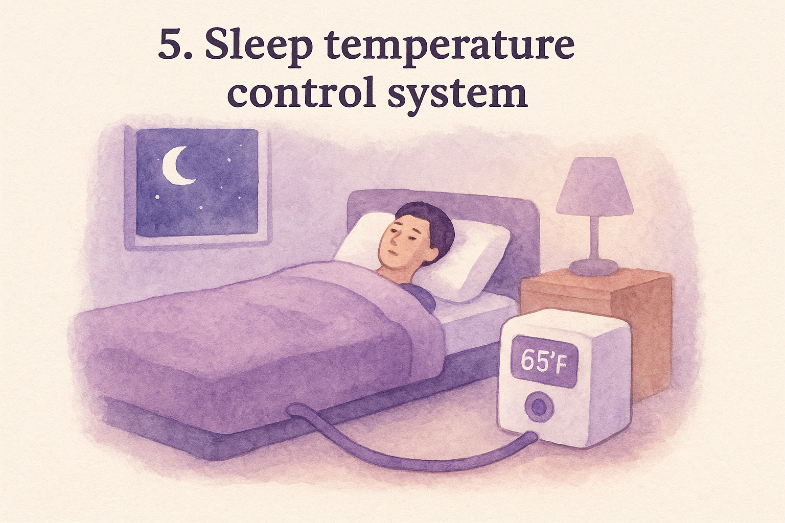 5. Sleep temperature control system