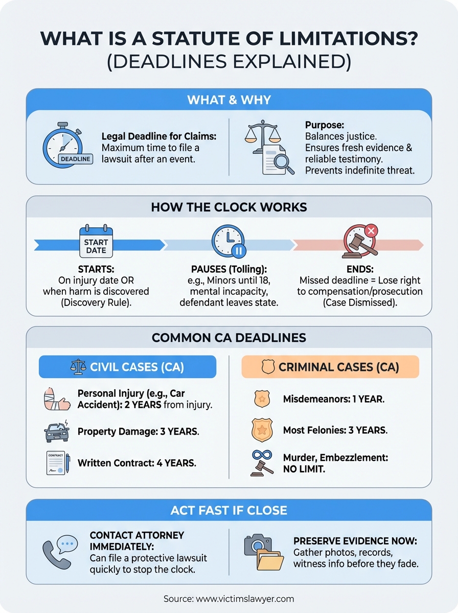 what is a statute of limitations infographic
