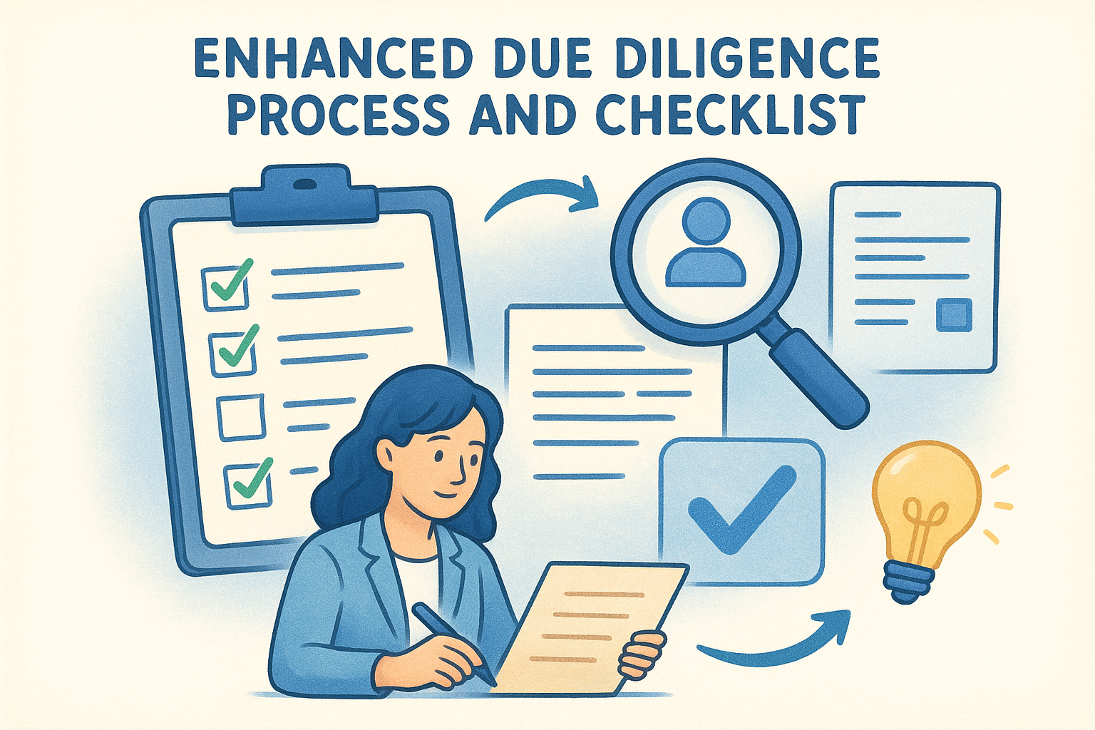 Enhanced due diligence process and checklist