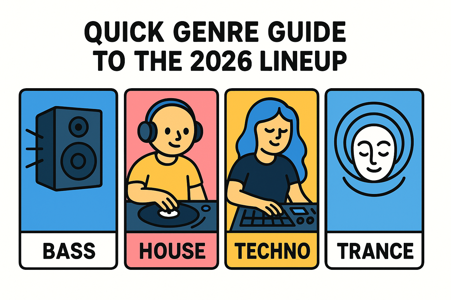 Quick genre guide to the 2026 lineup