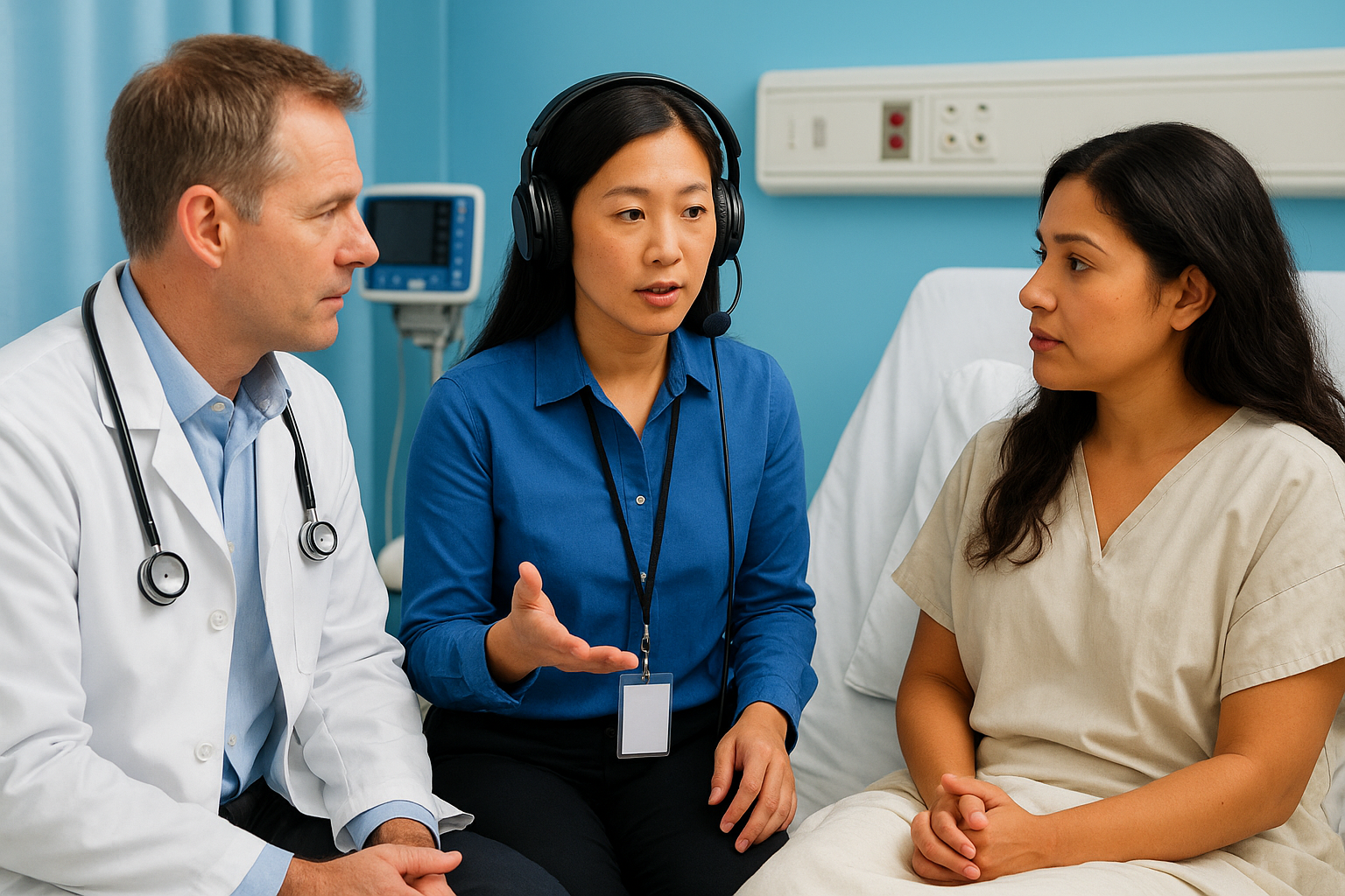 Interpretation modes in hospitals