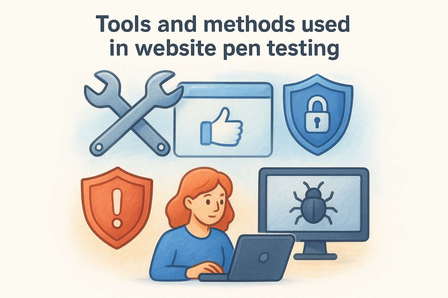 Tools and methods used in website pen testing