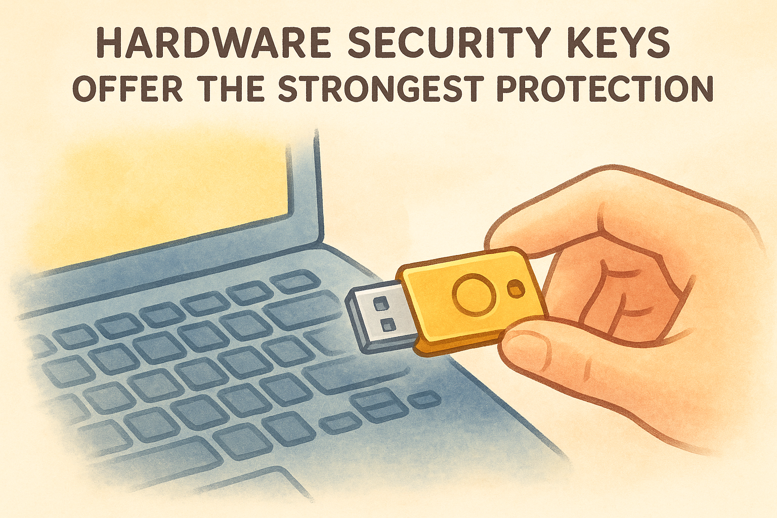 Hardware security keys offer the strongest protection