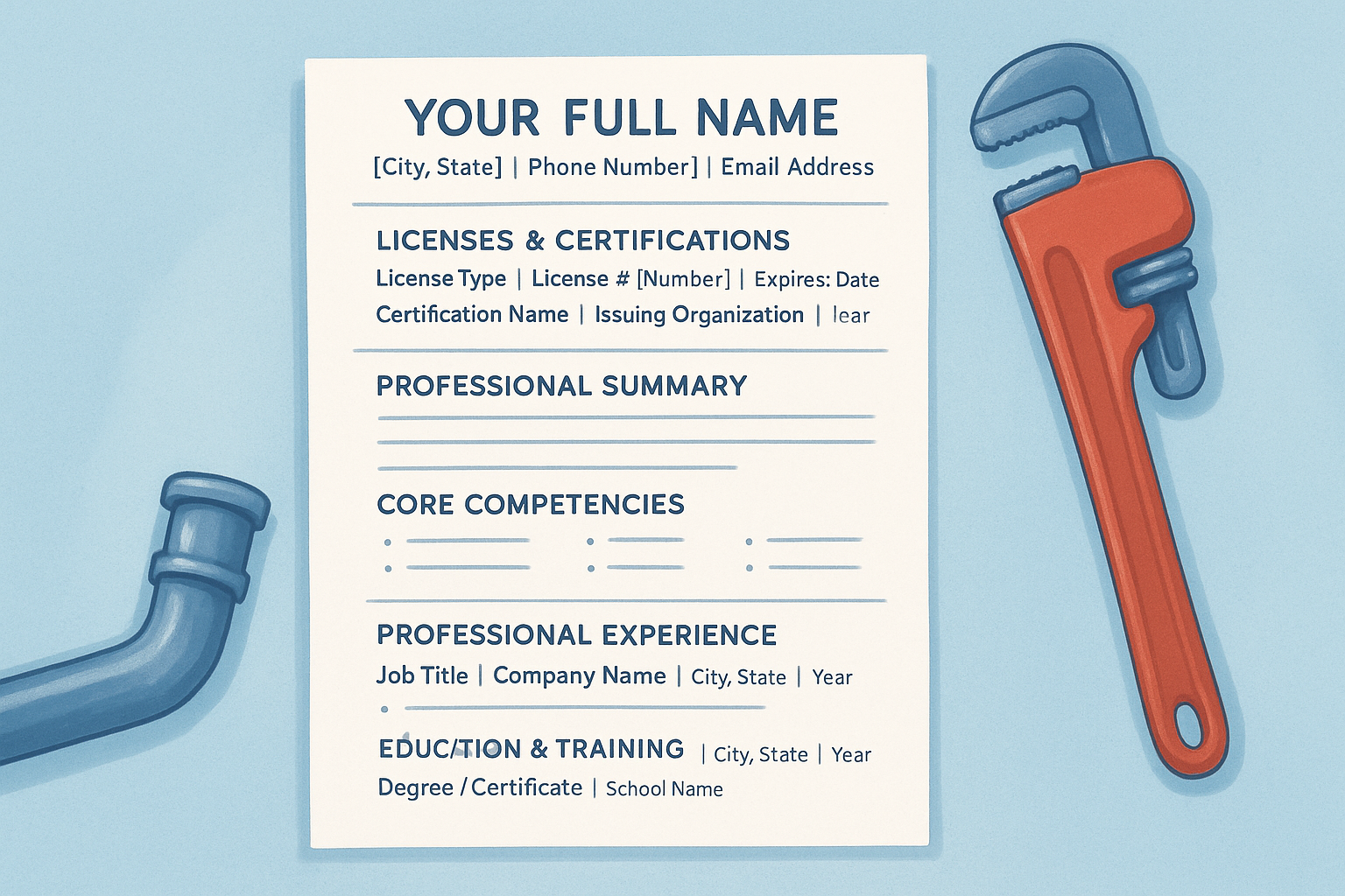 Basic template structure