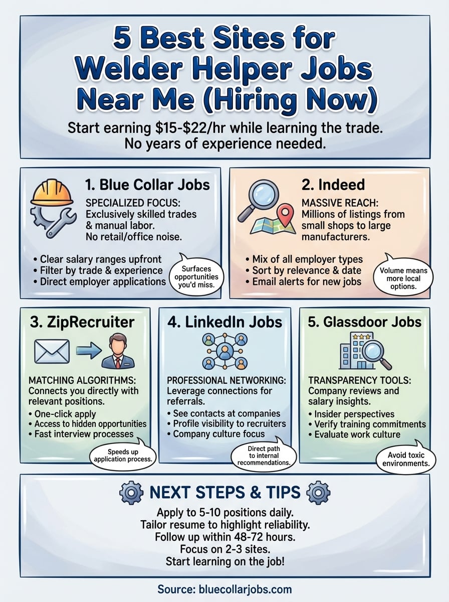 welder helper jobs near me infographic