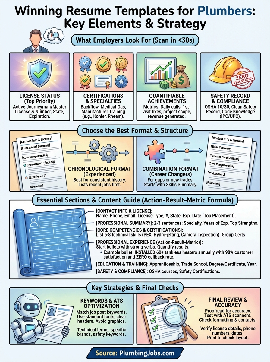Resume Templates for Plumbers: Examples and Writing Guide ...