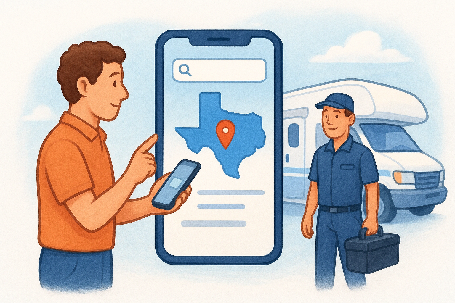 What it is and how it helps you find Texas RV service fast