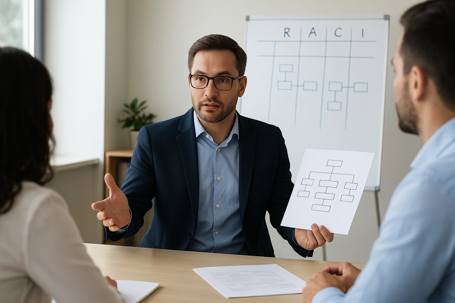 Establish accountability and decision rights