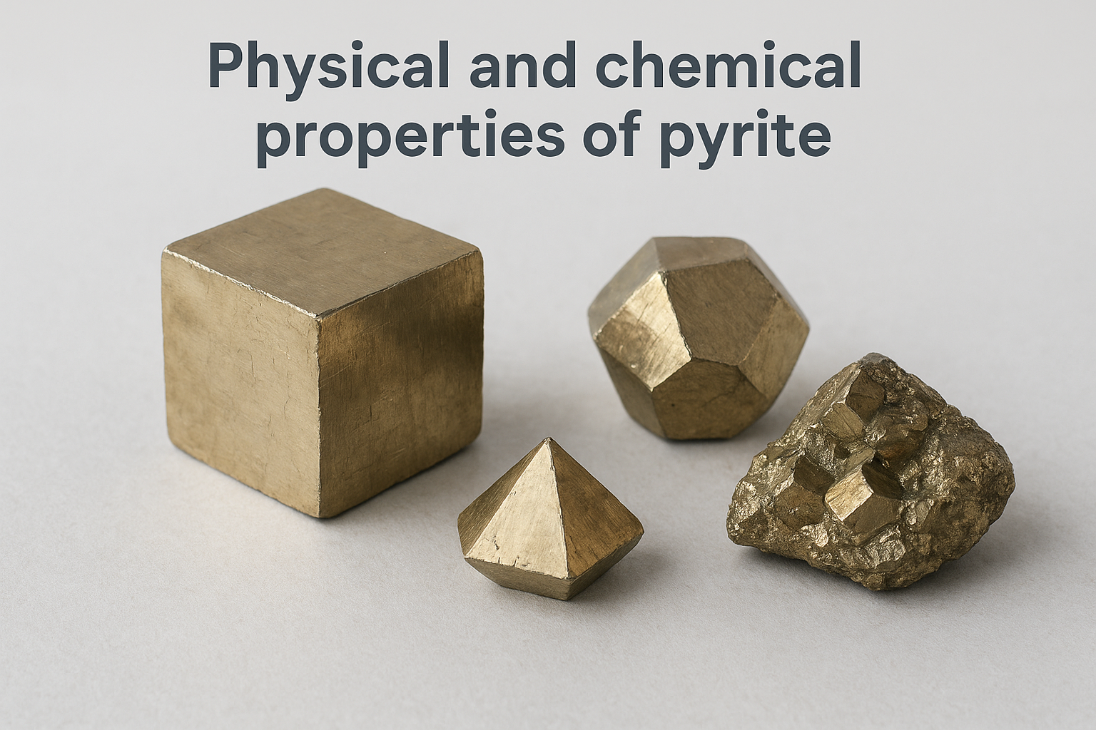 Physical and chemical properties of pyrite