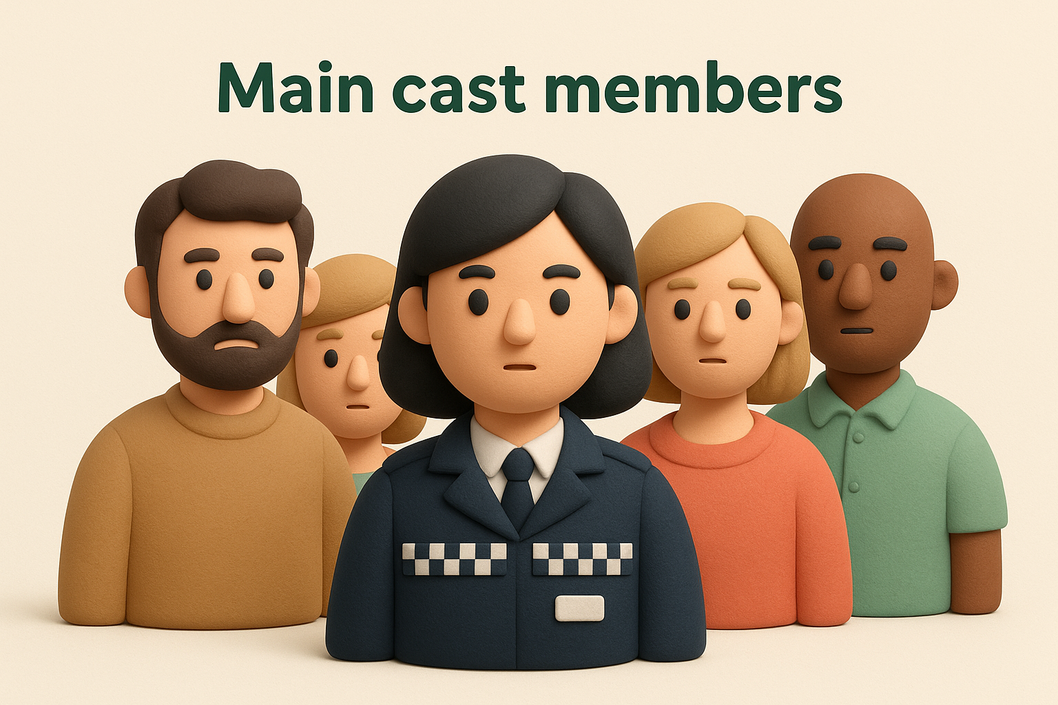 Main cast members