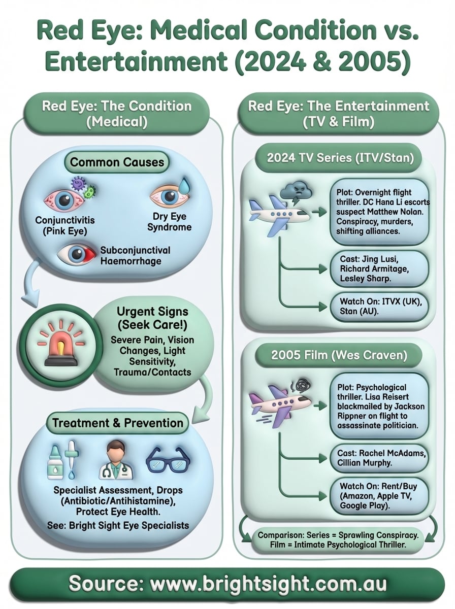 red eye infographic
