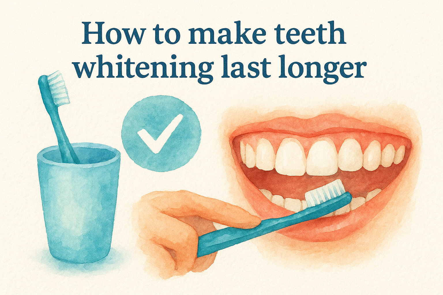 How to make teeth whitening last longer