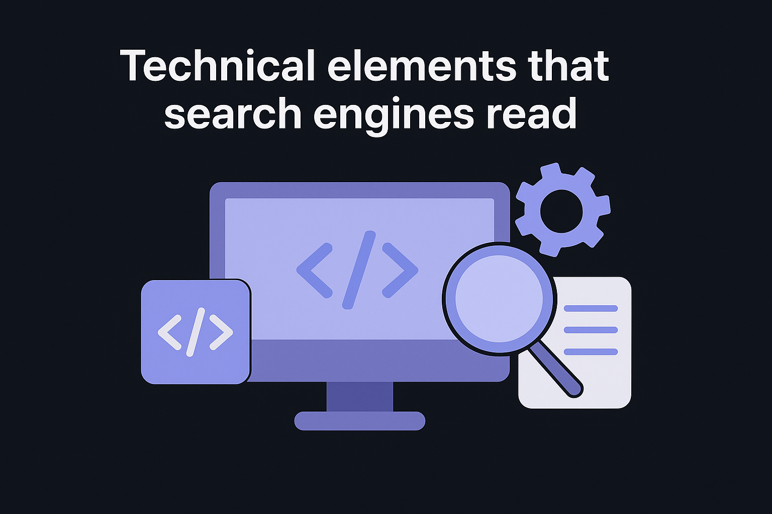 Technical elements that search engines read