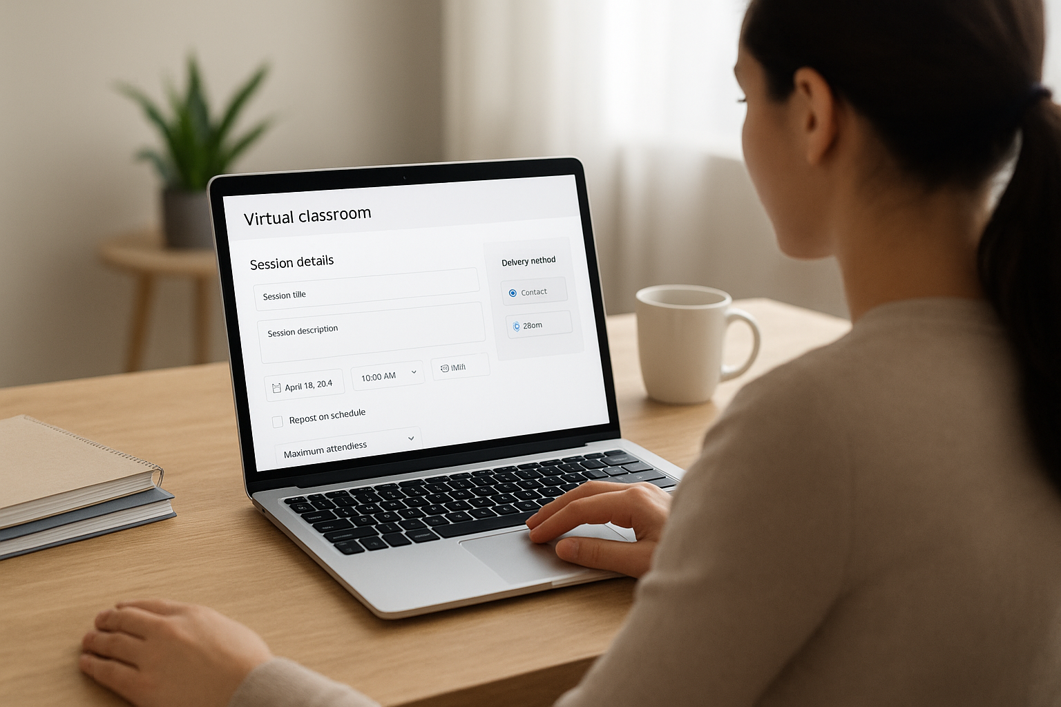 Session creation and scheduling