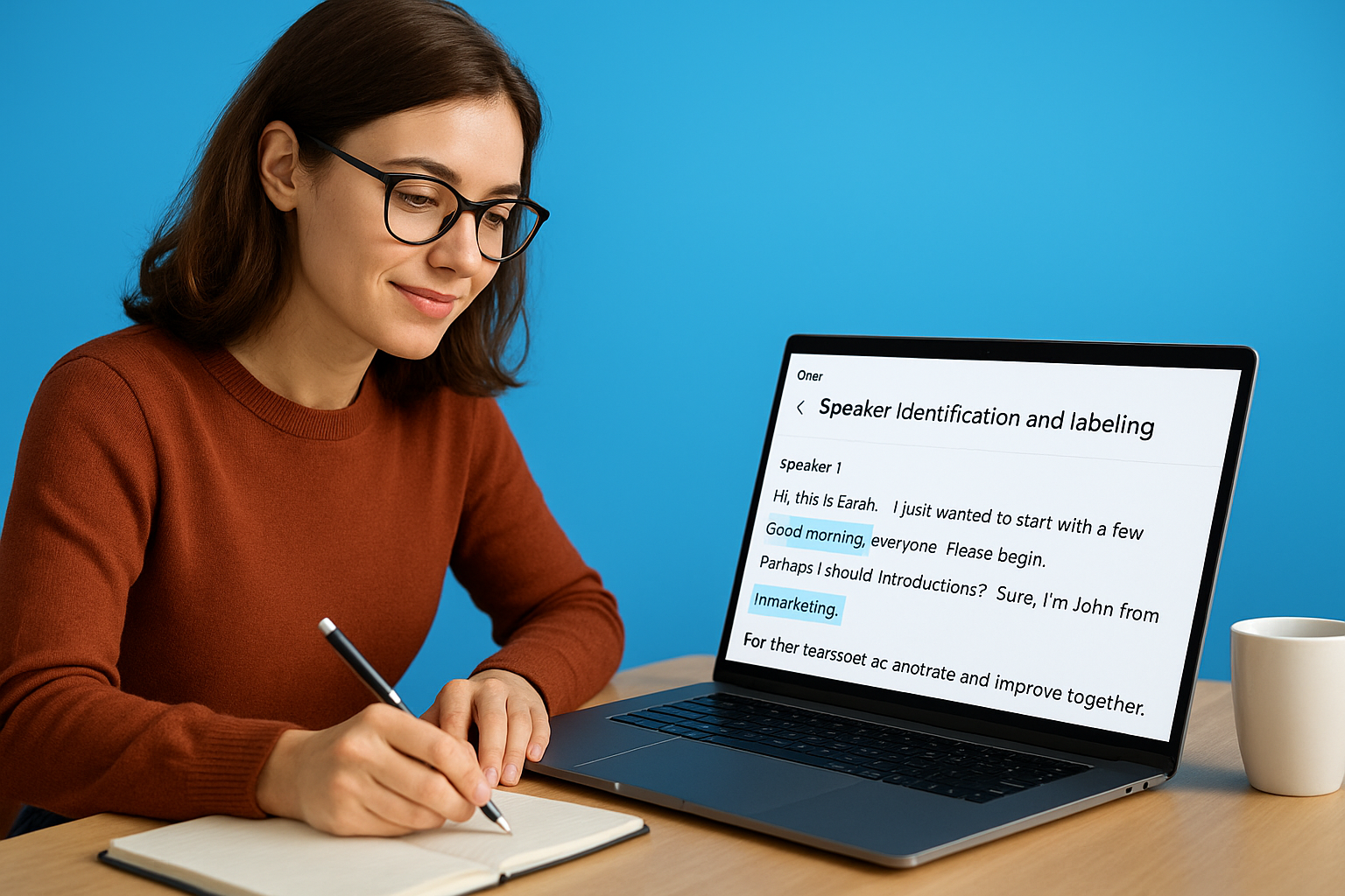 Speaker identification and labeling