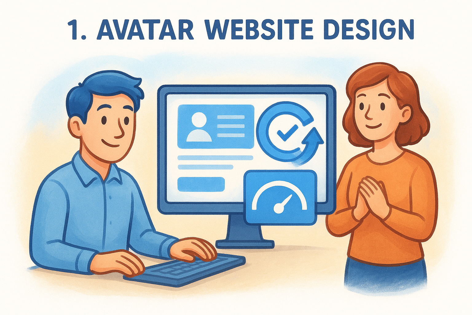 1. AVATAR WEBSITE DESIGN