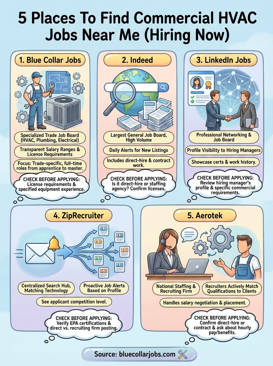 commercial hvac jobs near me infographic