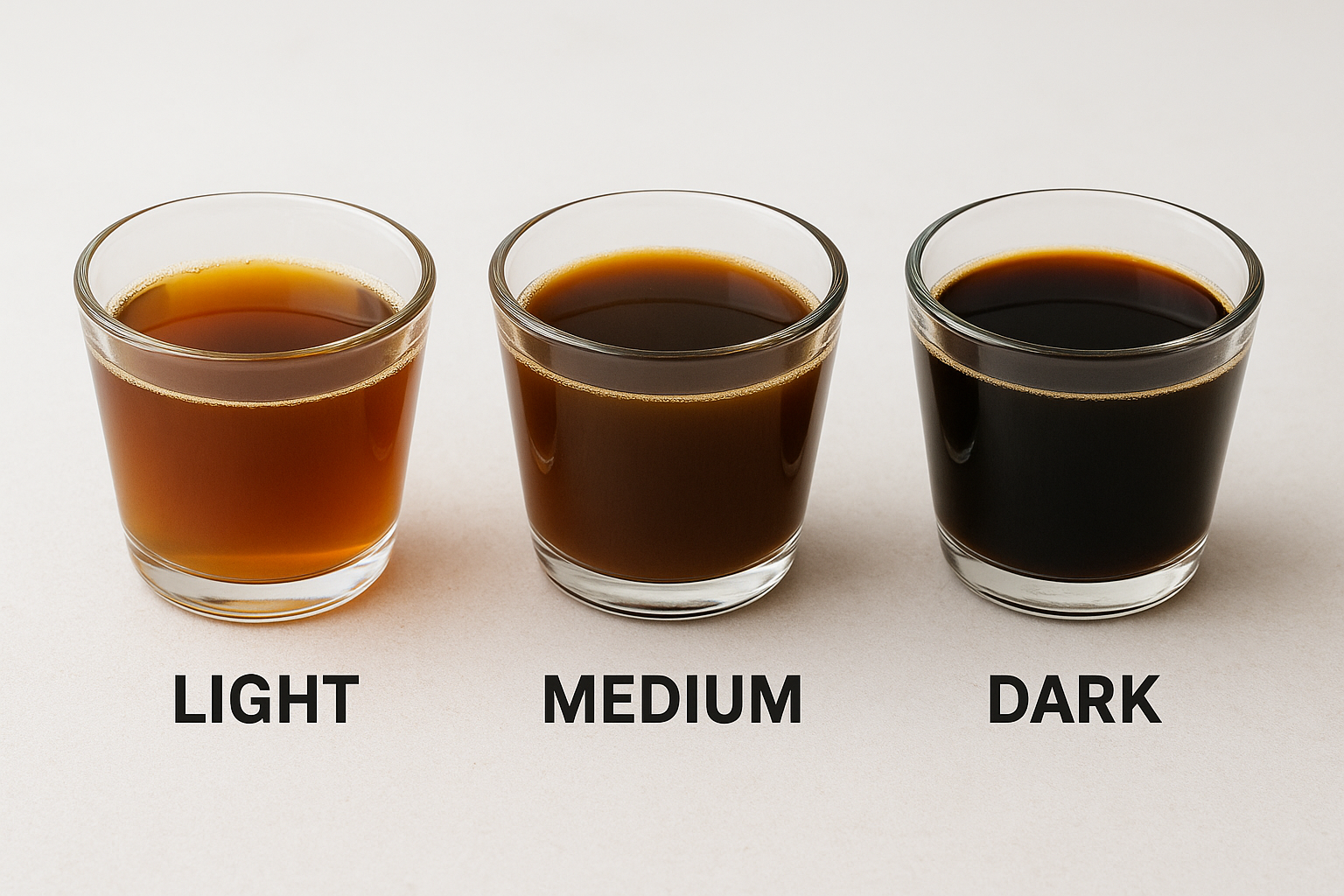 Flavor profiles that define each roast