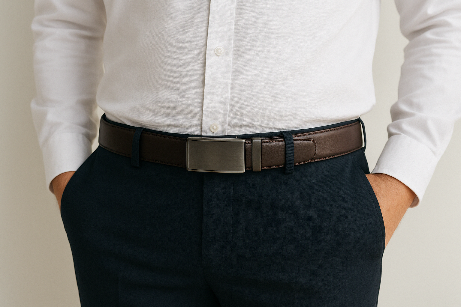 1. Une ceinture automatique sans trou