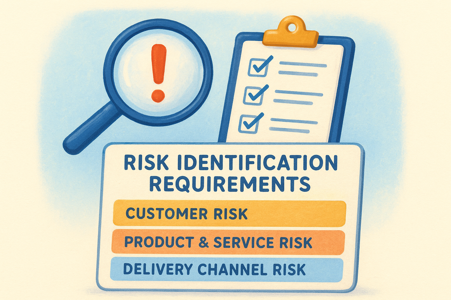 Risk identification requirements