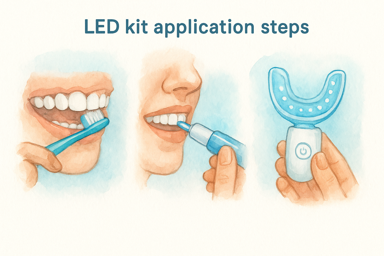 LED kit application steps
