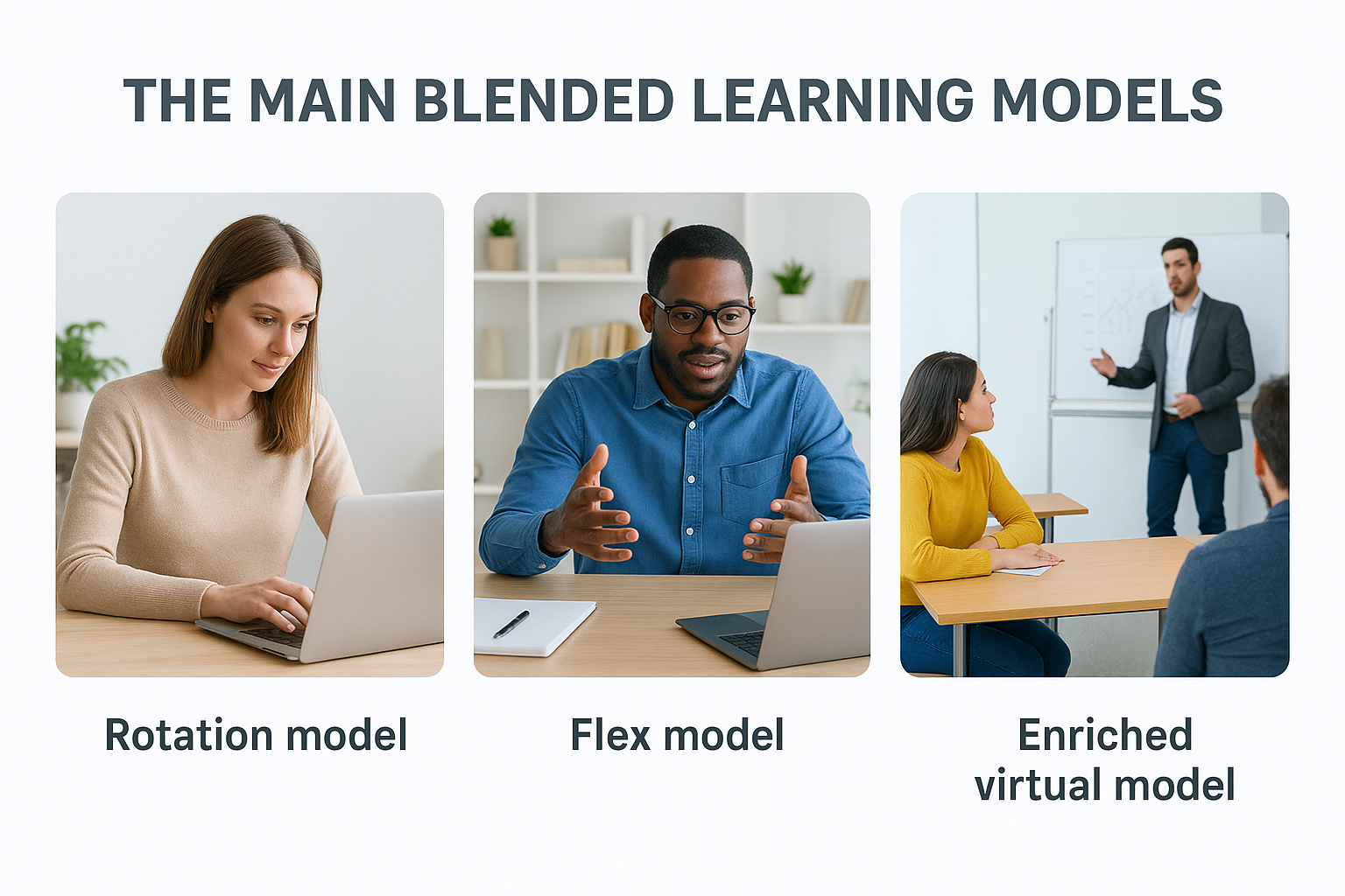 The main blended learning models