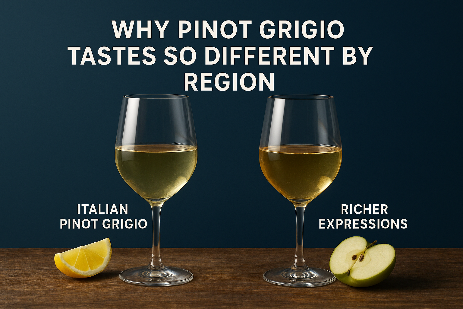 Why Pinot Grigio tastes so different by region