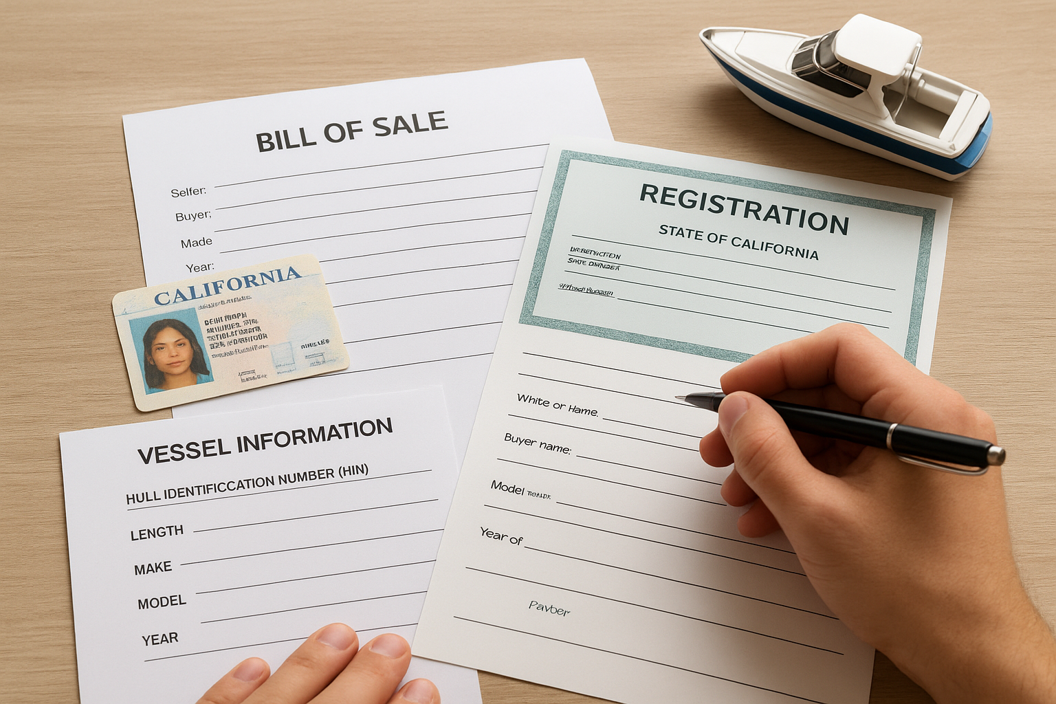 Step 2. Gather documents and vessel details