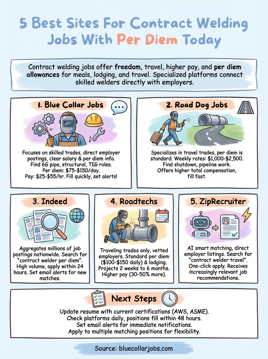 contract welding jobs infographic