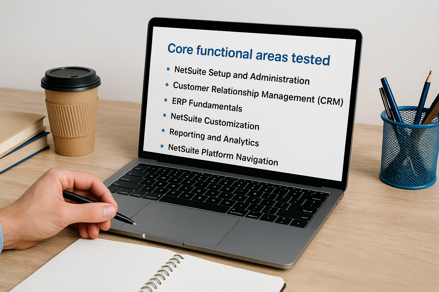 Core functional areas tested