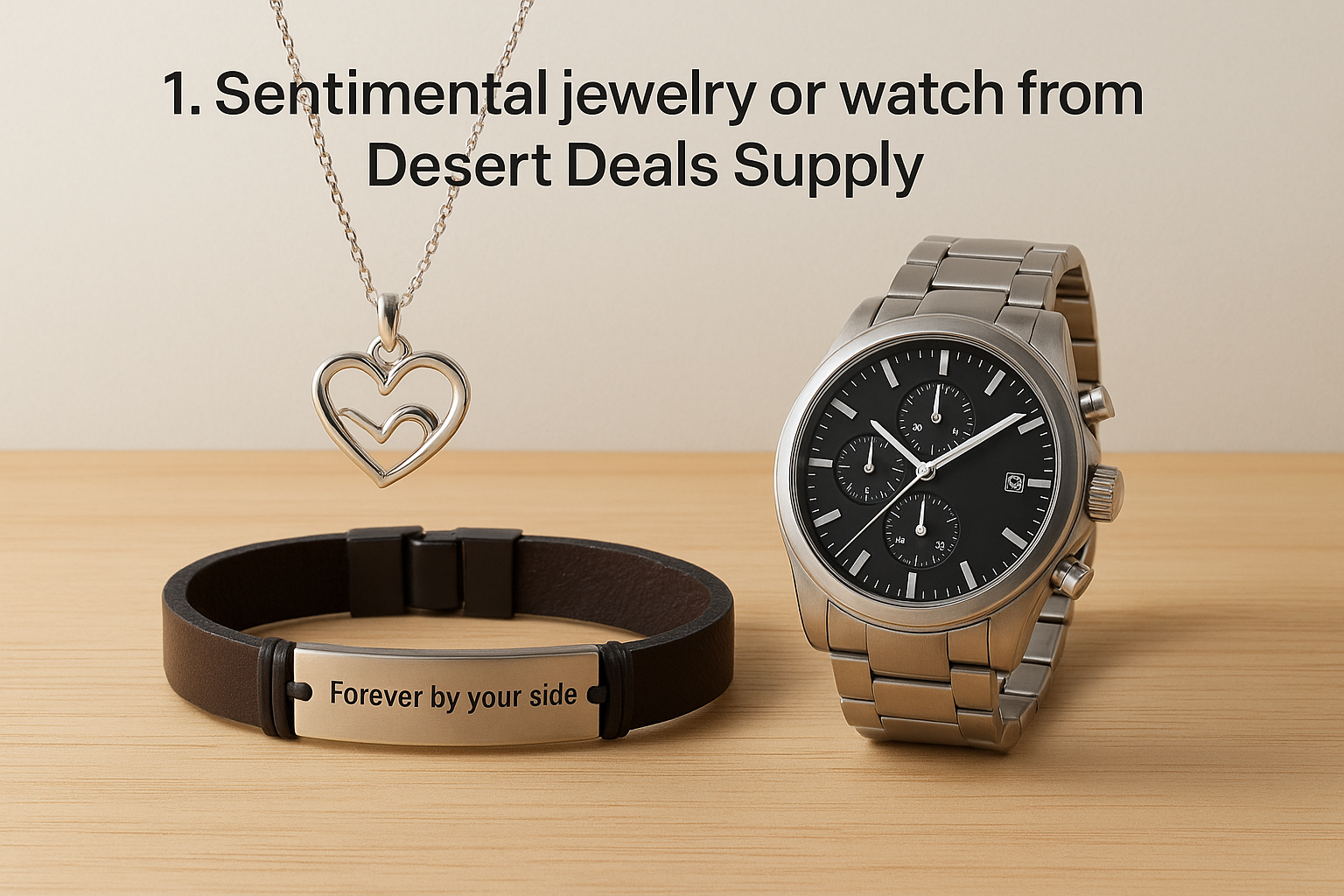1. Sentimental jewelry or watch from Desert Deals Supply