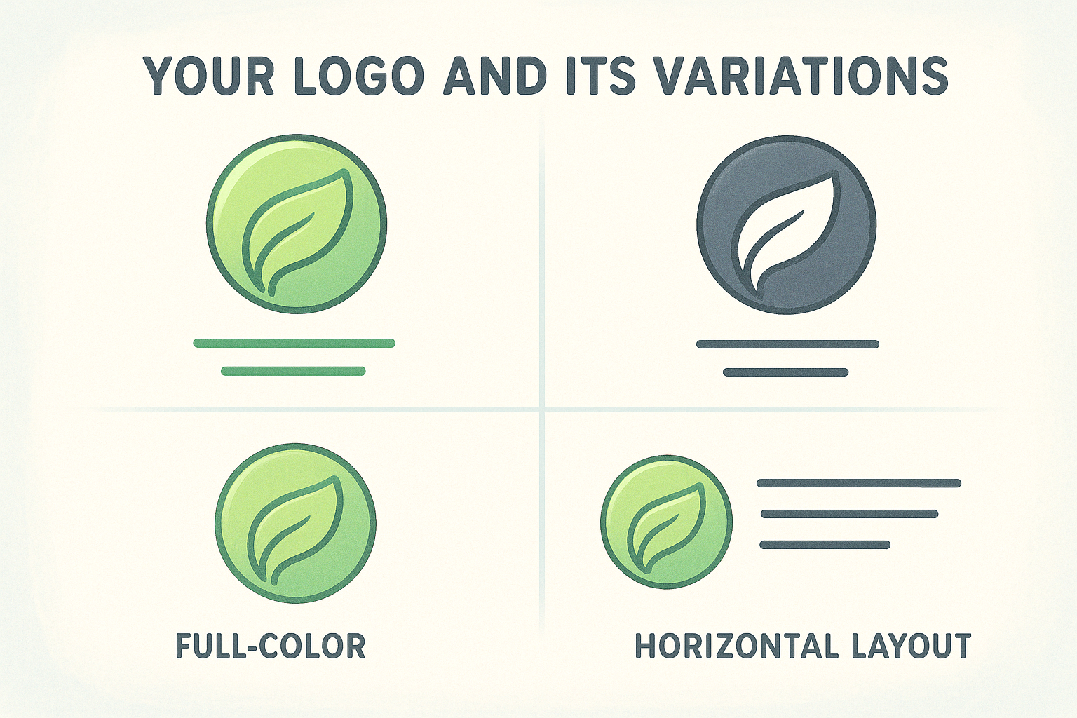 Your logo and its variations