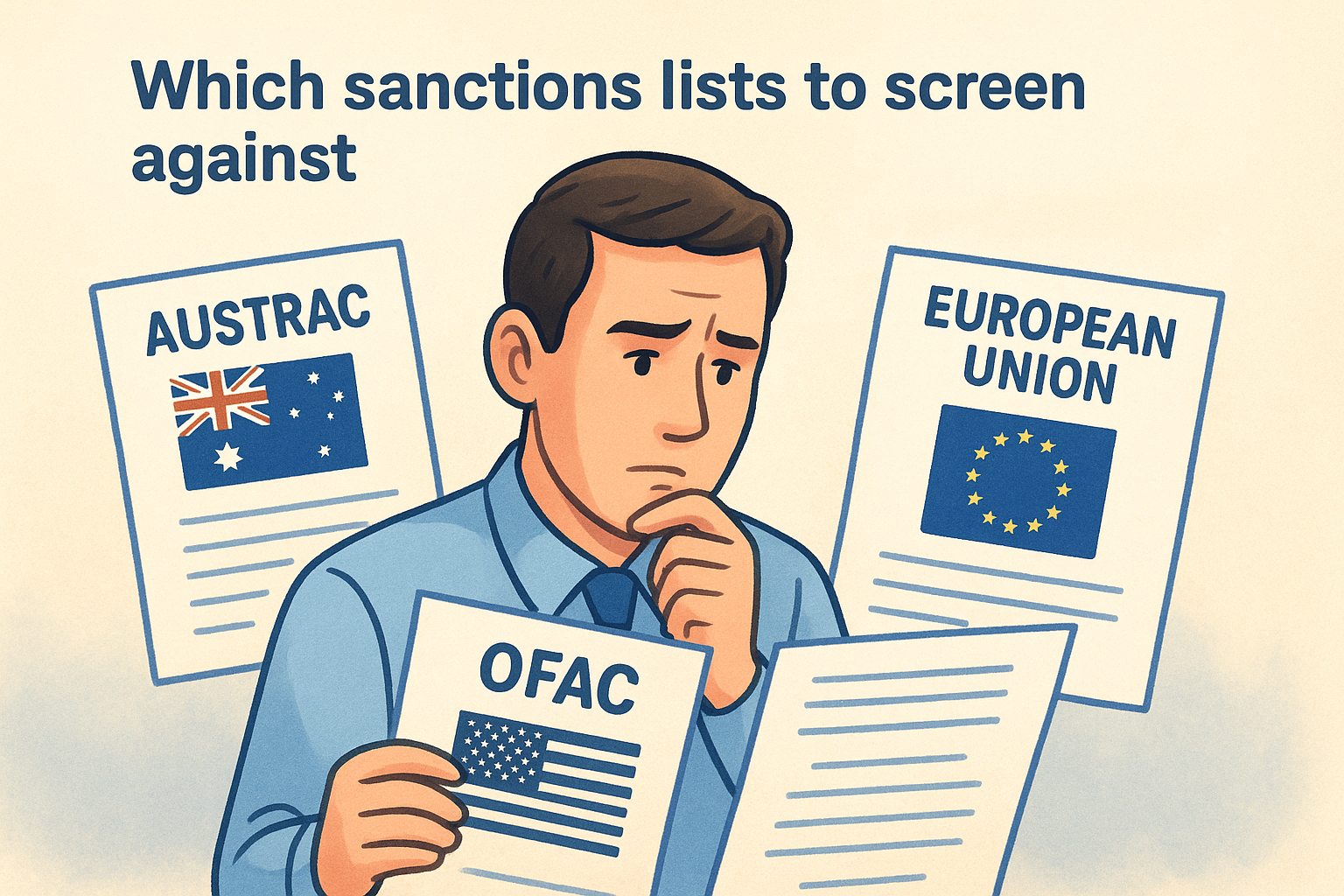 Which sanctions lists to screen against